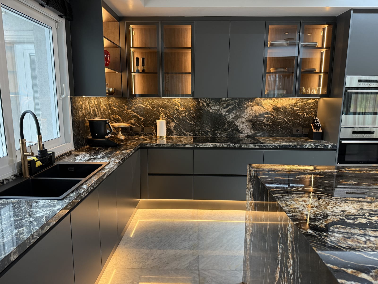 Cocina en mármol