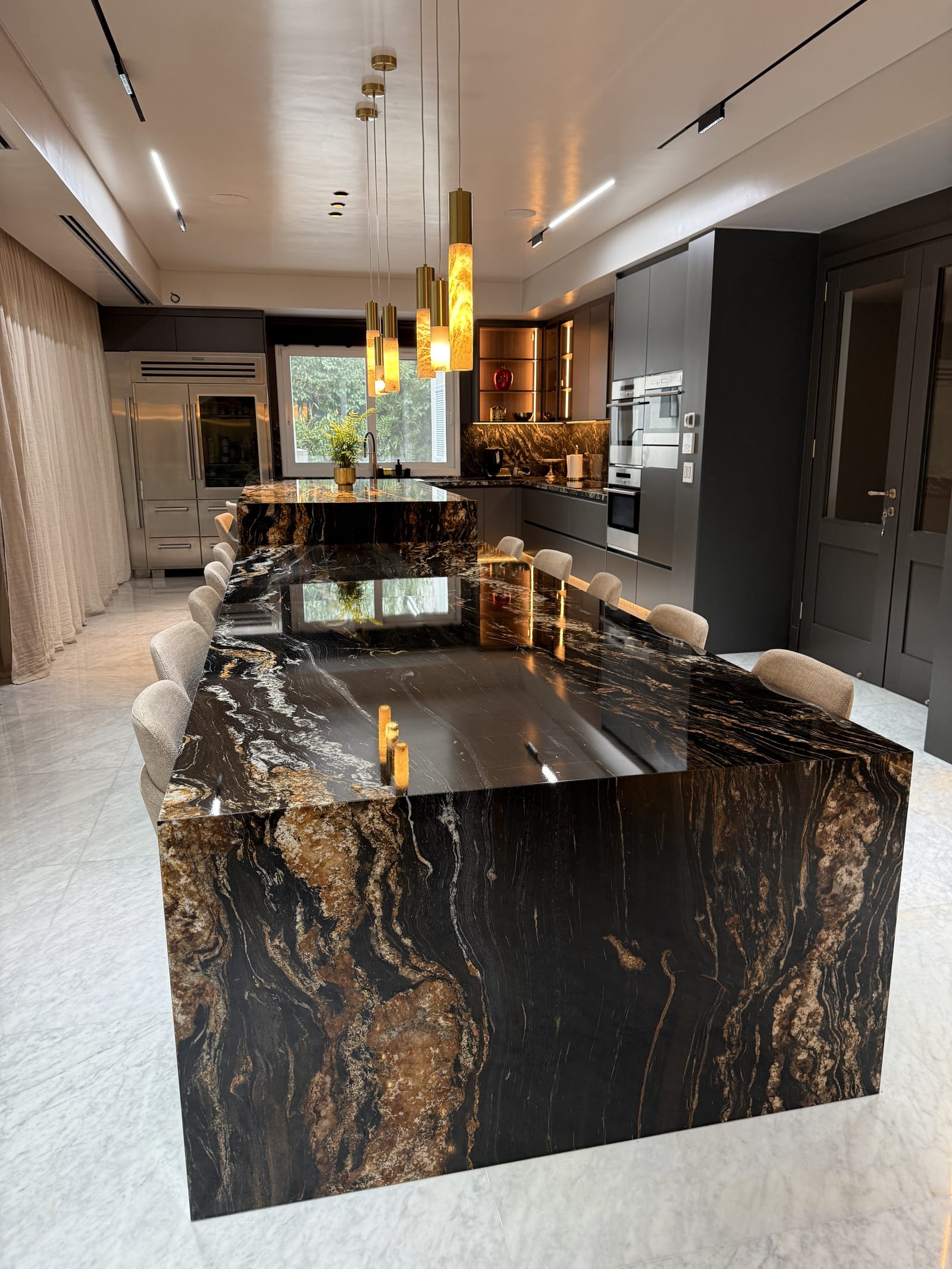 Cocina en mármol